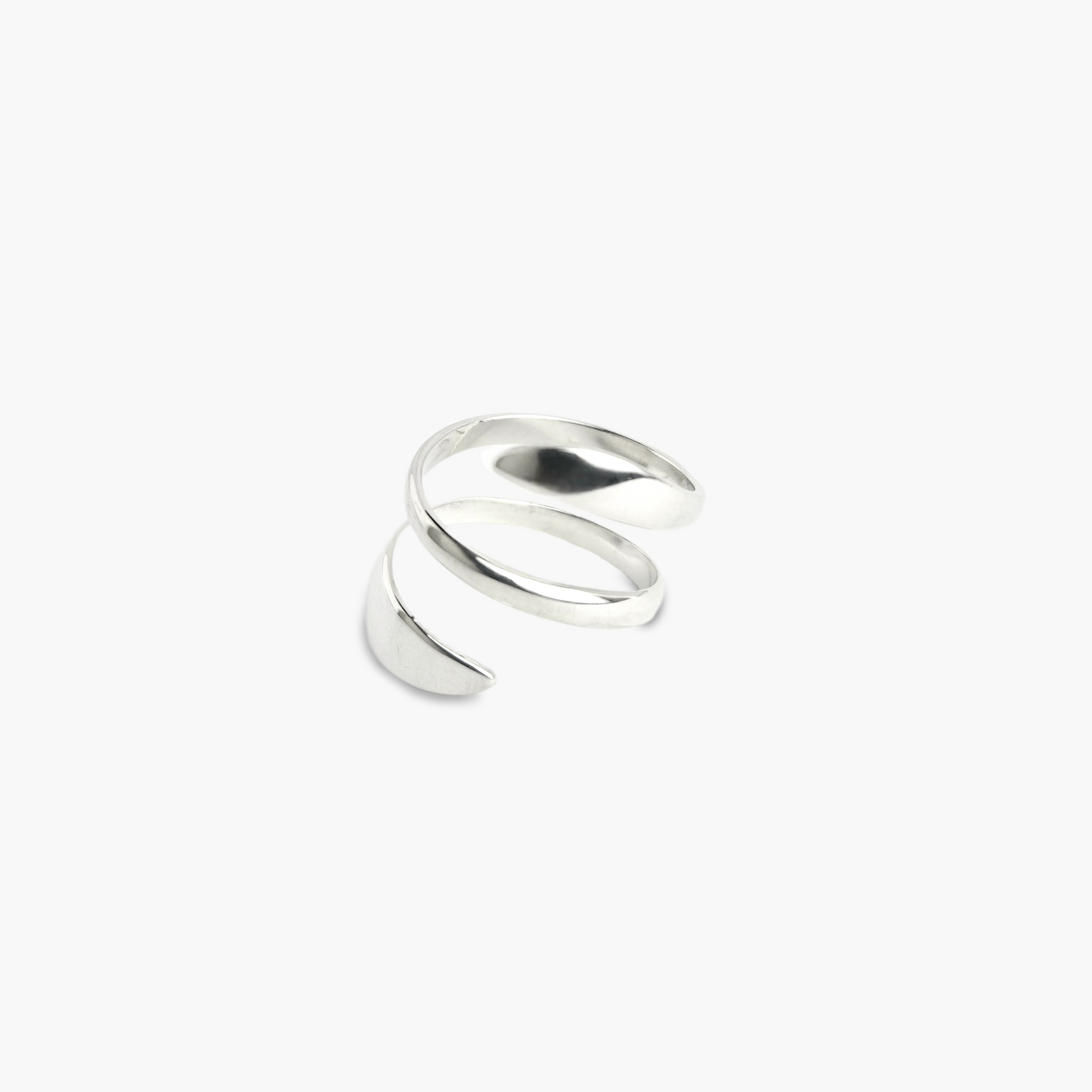 Anel Cobra Espiral Liso