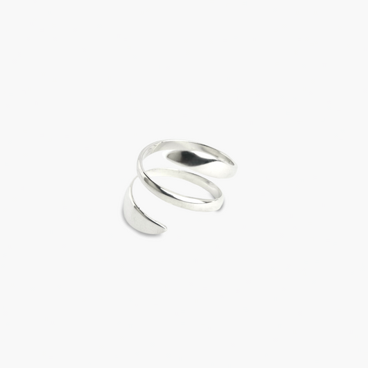 Anel Cobra Espiral Liso