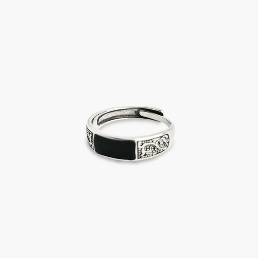 Anel Tribal Esmaltado